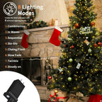 BOLWEO Christmas Tree Lights, 280LED Christmas Lights for Tree 8 Modesfor