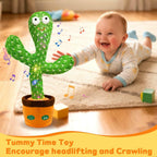 Interactive Baby Toys Dancing Talking Cactus Toy,Funny Gift for Infant 6-18