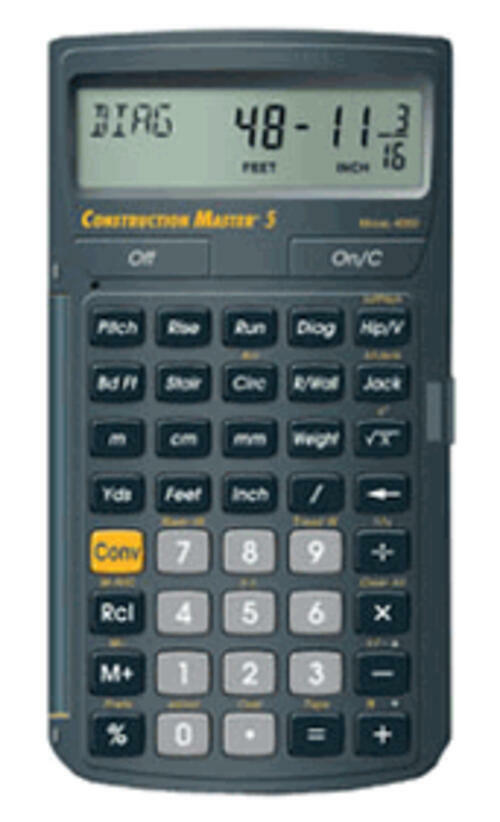Calculated Industries 4050 Construction Master 5 Construction Calculator