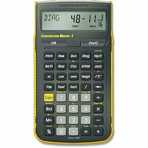 Calculated Industries 4050 Construction Master 5 Construction Calculator