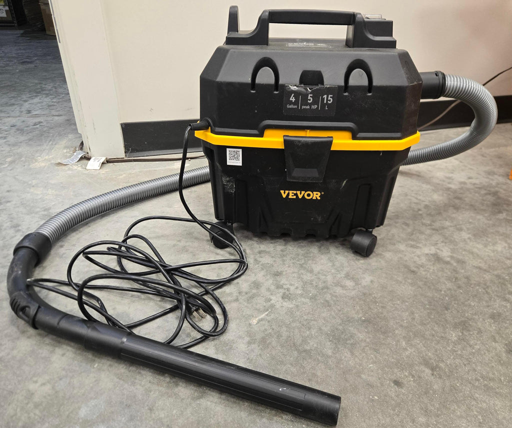 VEVOR Wet/Dry Vacuum Shop Vac 4 Gallon 5 Peak HP 3-in-1 Blower Portable