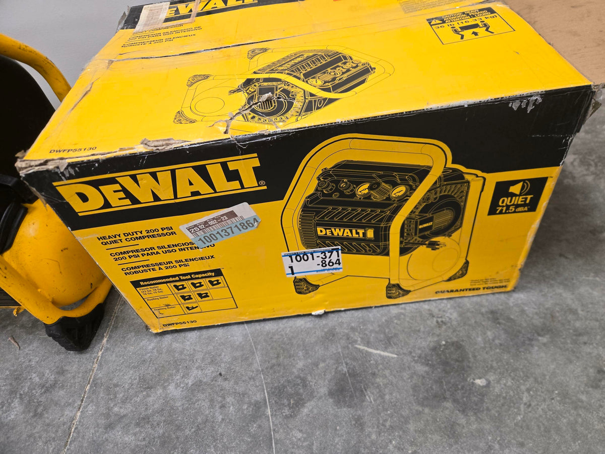 DEWALT Air Compressor for Trim 200-PSI Max Quiet DWFP55130