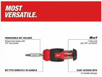 Milwaukee Electric - 2PC 14-in-1 RATCHETING Multi-BIT Screwdriver and 8