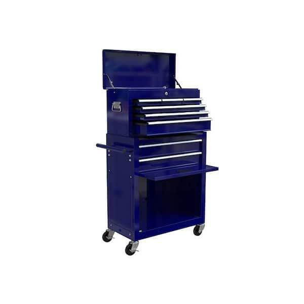 High Capacity Steel Rolling Tool Cart Wheels 8 Drawer Tool Storage
