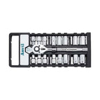 Anvil 17-Piece 1/2 in. Drive Ratchet and Socket Set