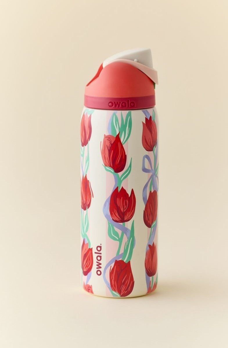 Viral 32Onz Owala Tulip Bouquet  FreeSip Water Bottle Urban Outfitters Last One